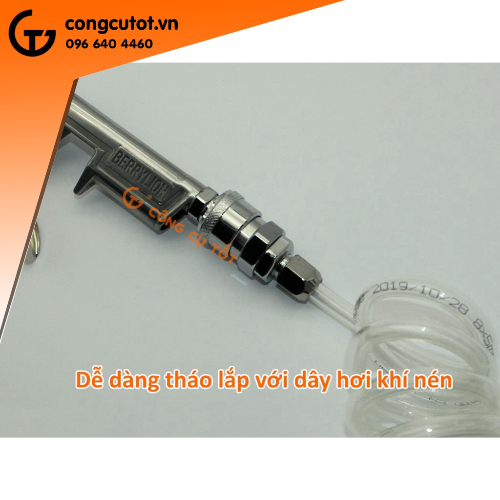 Súng xịt hơi xì khô thân thép Berrylion DG-10