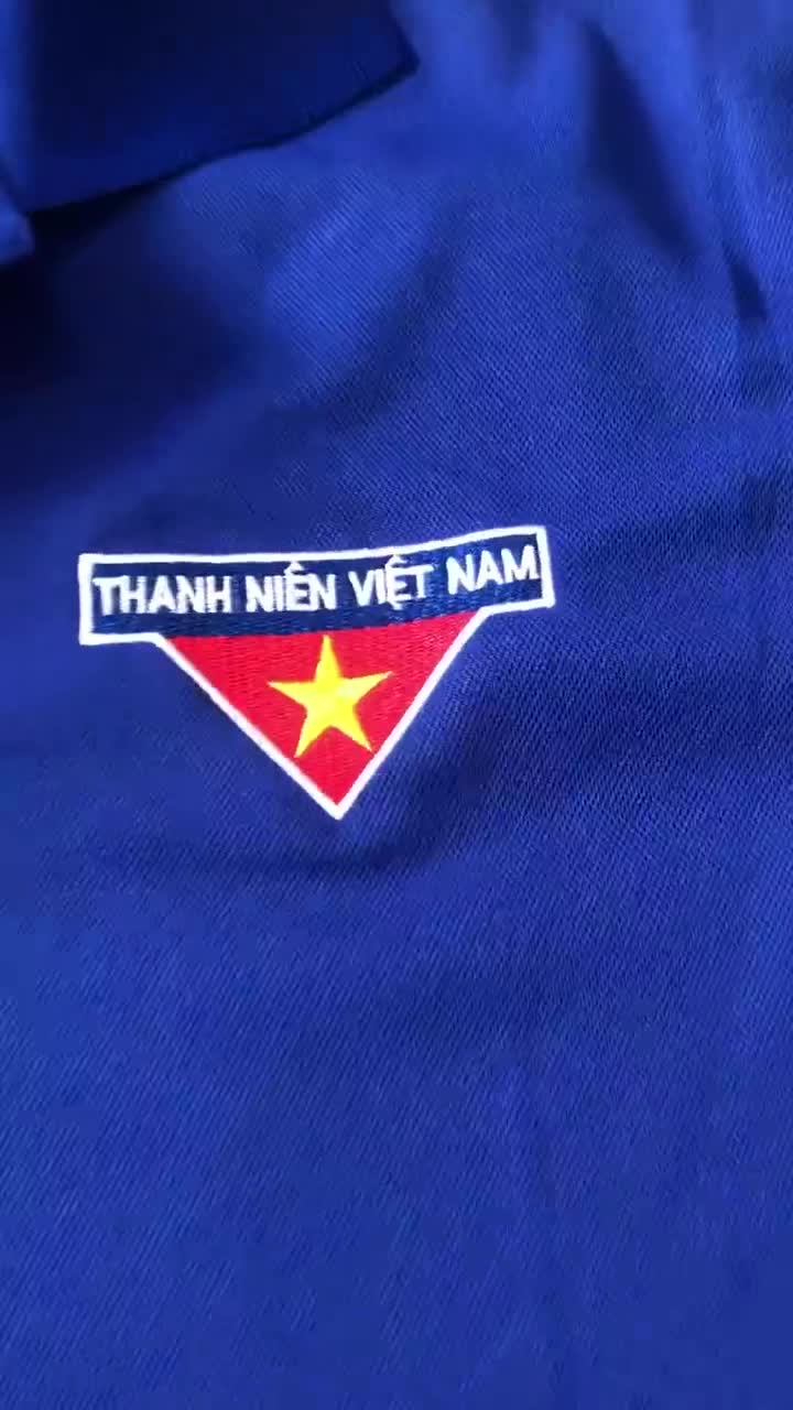 Áo thun đoàn, đoàn thanh niên Nam Nữ - Logo thêu | BigBuy360 - bigbuy360.vn