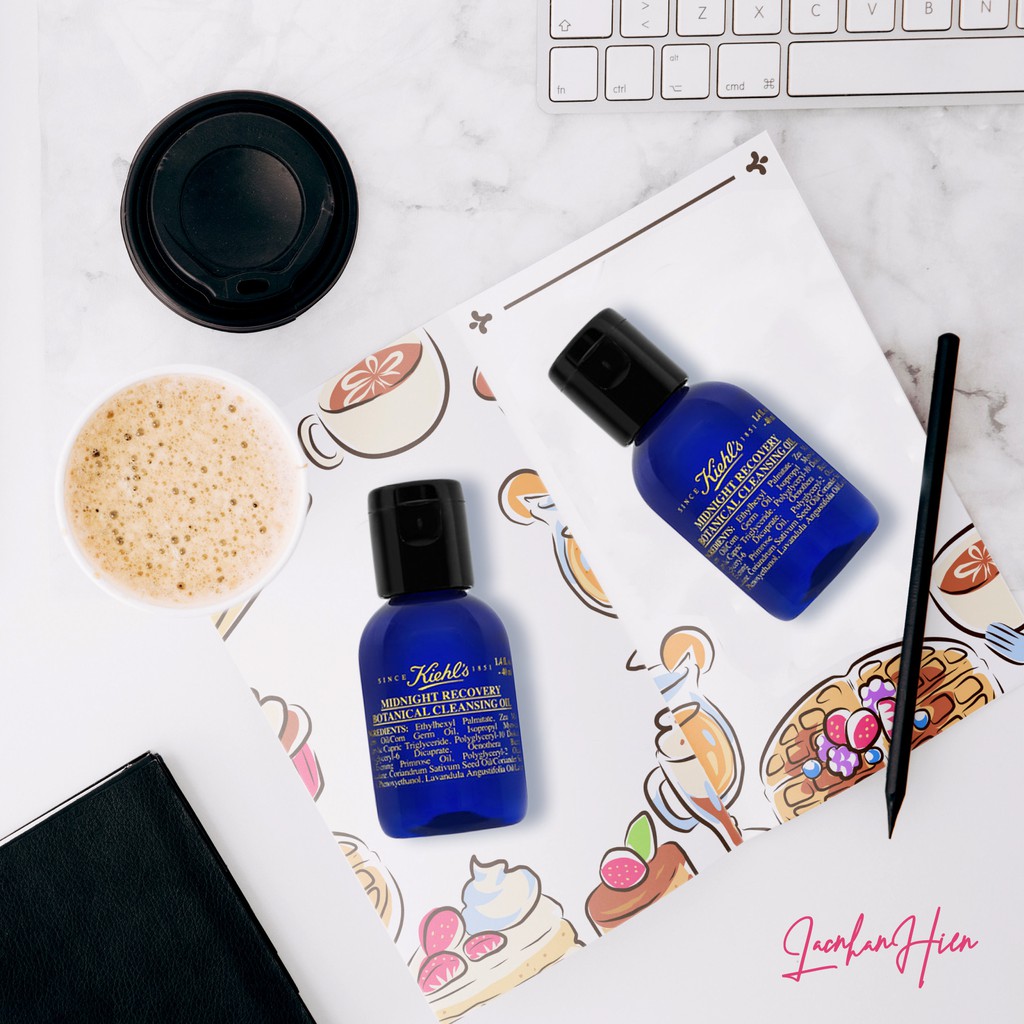 [Mini 40ml] DẦU TẨY TRANG KIEHL'S (KIEHLS) CHO MỌI LOẠI DA ♥ KIEHL'S (KIEHLS) MIDNIGHT RECOVERY BOTANICAL CLEANSING OIL