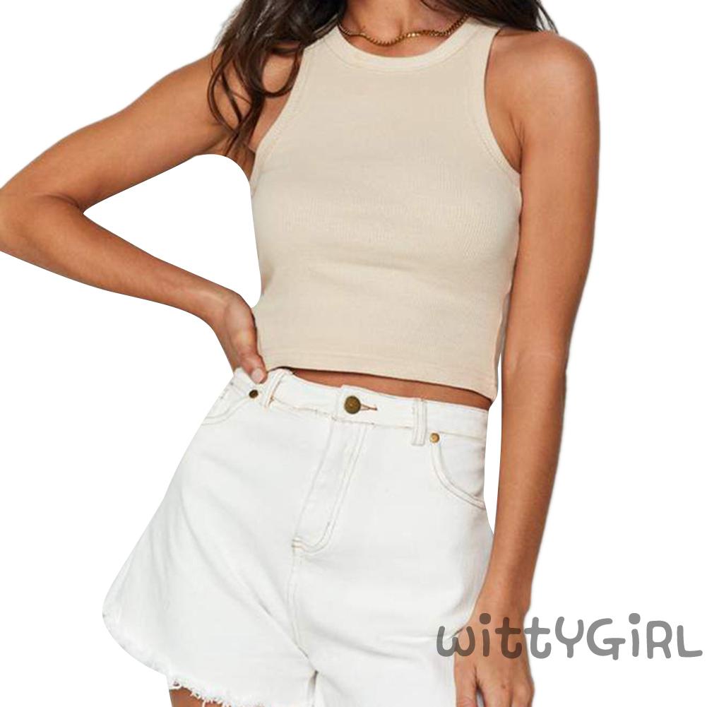 Áo không tay ôm sát vừa vặn quyến rũ năng động cho nữ | BigBuy360 - bigbuy360.vn