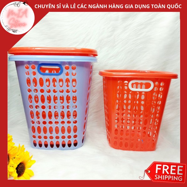 {Chính hãng} Sọt nhựa Duy Tân đựng quần áo/ đựng đồ nhiều size đồ dùng gia đình { size nhỏ + trung}