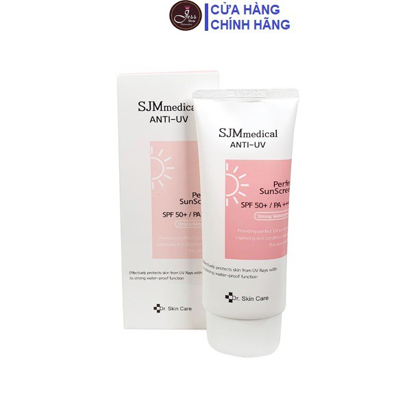 Kem Chống Nắng SJM Medical Anti UV Perfect SunScreen SPF50+ PA++++ 60g