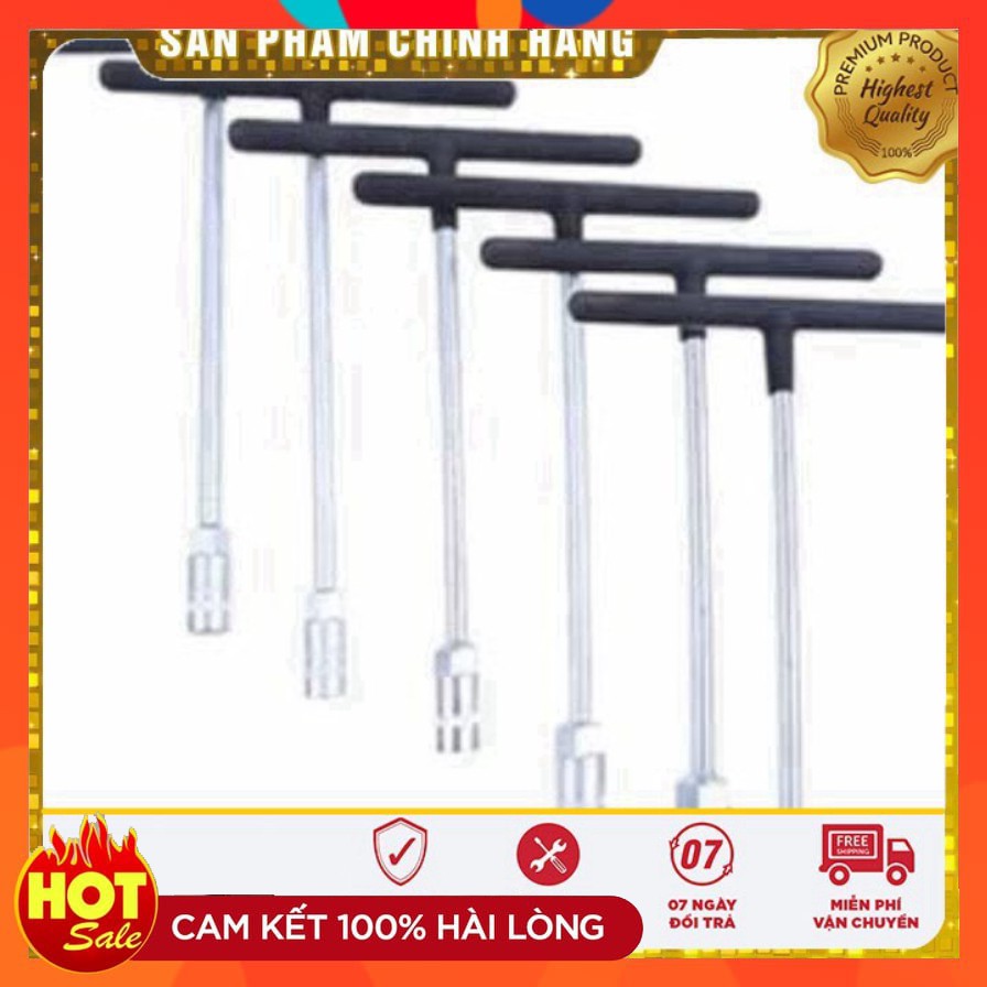 [GIÁ SẬP SÀN] Bộ Tuýp Chữ T vặn ốc 8,10,12,13,14,17,19mm ( Tổng 7 chiếc)