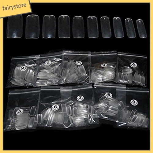 Set 500 móng giả bằng nhựa chất lượng cao