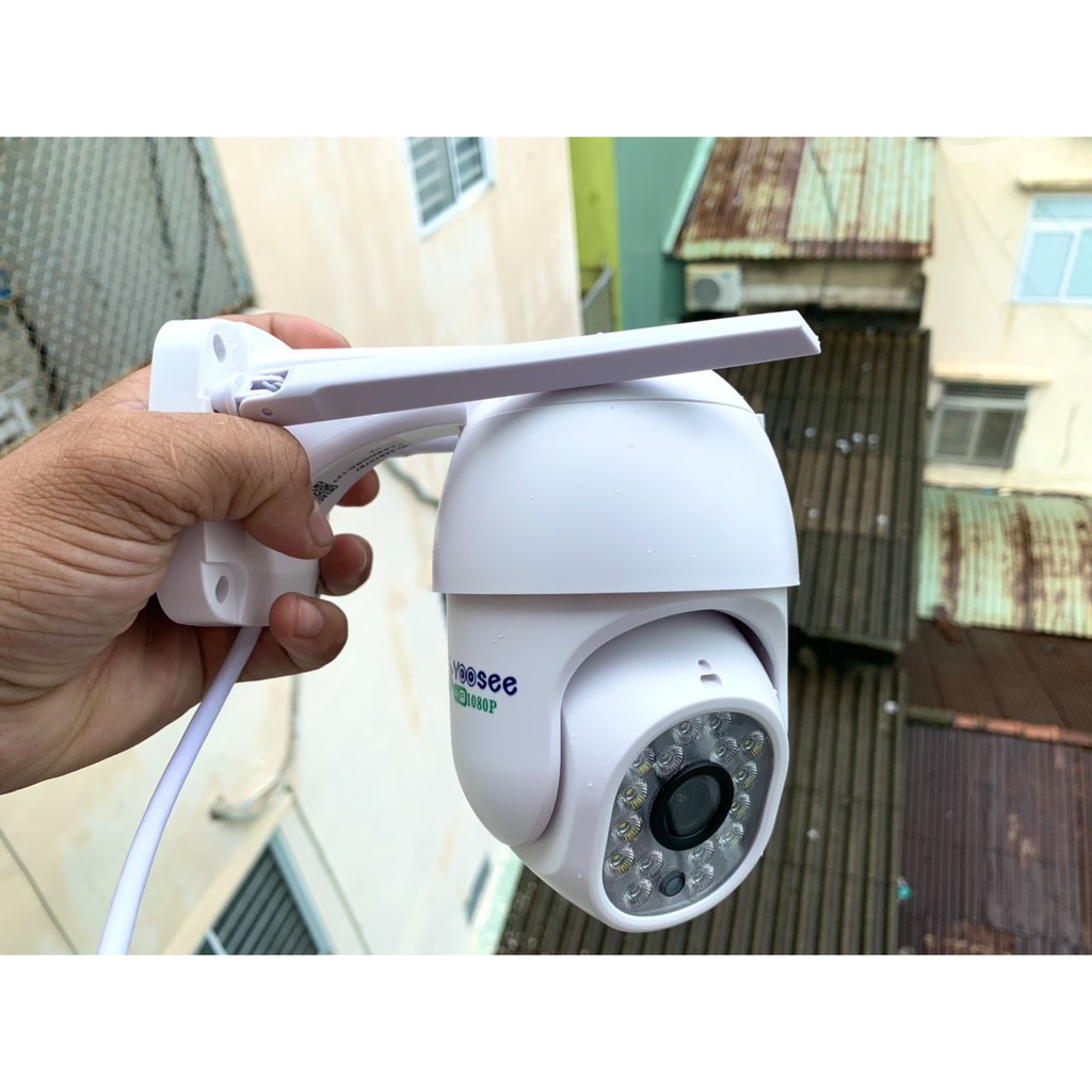 Camera YooSee ngoài trời Siêu nét PTZ MINI Xoay 360° 2.0mpx 1080P - 2 anten w26S Kèm Thẻ Nhớ 64gb