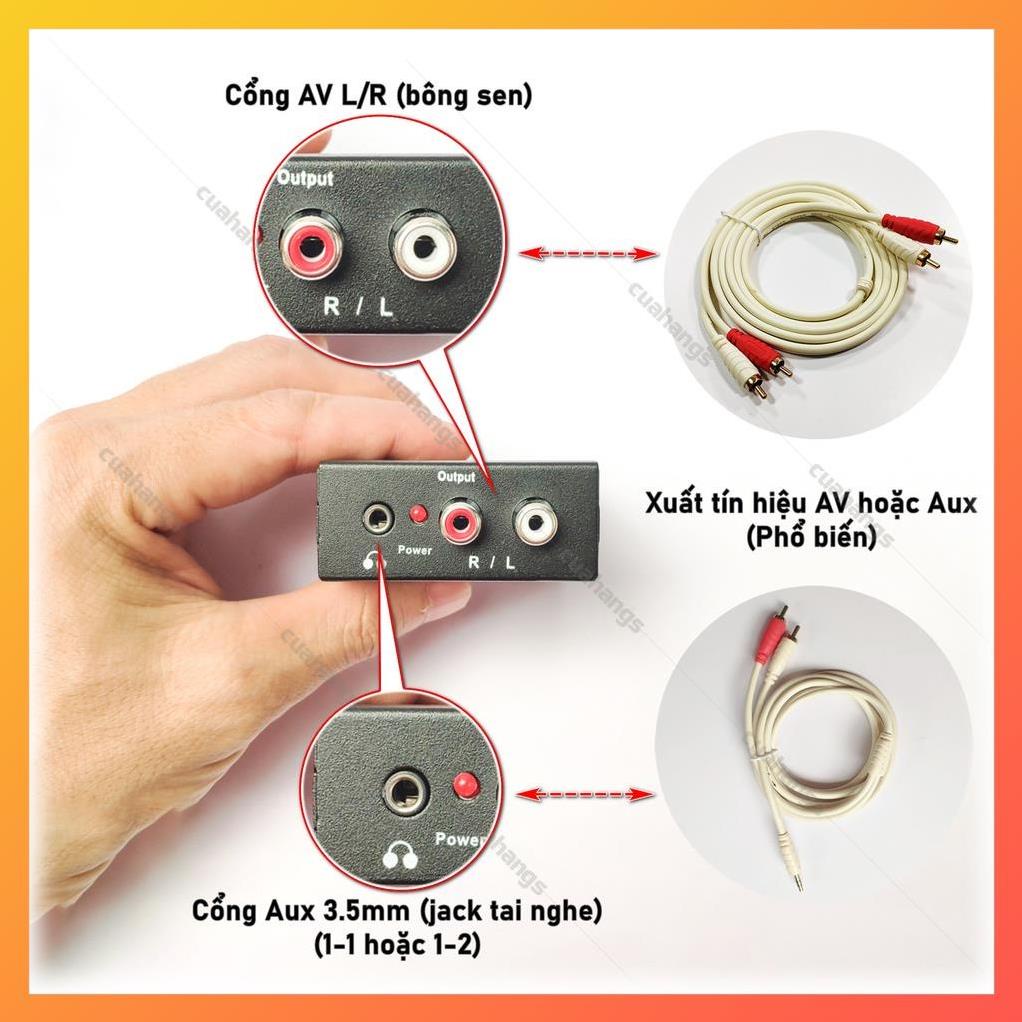 Bộ chuyển đổi âm thanh quang học optical sang AV ra audio tiếng to