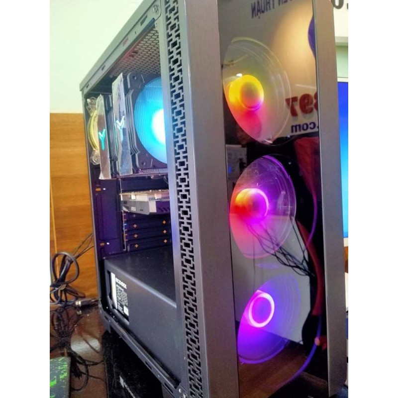 BỘ MÁY CHẠY TRÊN 13-15 GIẢ LẬP CỰC KHỎE DUAL CPU X79/CPU 2670X2/RAM 32GB/SSD 240GB/VGA 4G/PSU 600W/ MÀN HÌNH 22INCH | BigBuy360 - bigbuy360.vn