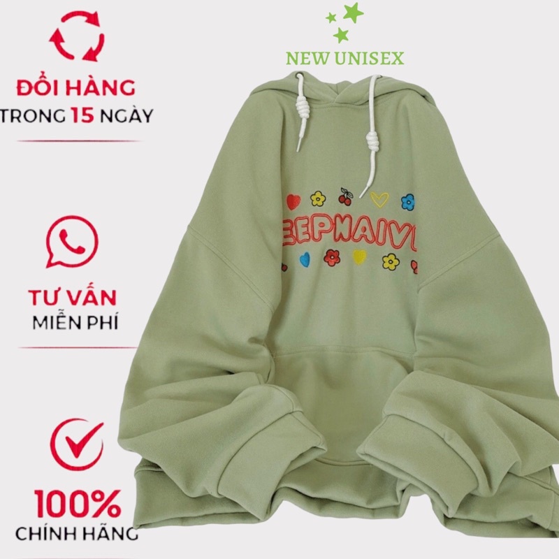 Áo Nỉ Nam Kiểu Hoodies Chui Đầu Có Nón in Chữ Form Rộng Che Nắng Chắn Gió Tốt [NEW UNISEX]