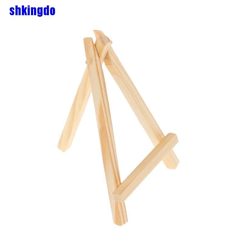 5 giá vẽ bằng gỗ nhỏ xinh trưng bày bàn tiệc cưới