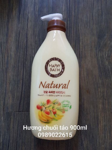 Sữa tắm Cao cấp Happy Bath Hàn Quốc 900ml HSD  2023