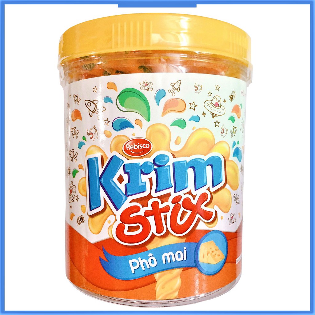 Kẹo Que Krim Stix Vị Phô Mai (Hũ 100 que)