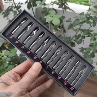 Set 11 ngòi inox dùng trong xăm hình kim xăm