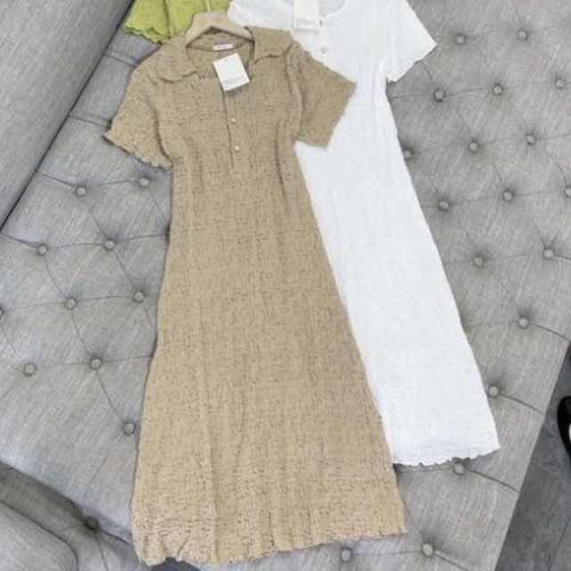 Váy Body Len Mongtoghi Xòe Đuôi Cá Cúc Ngực Dáng Dài cực xinh