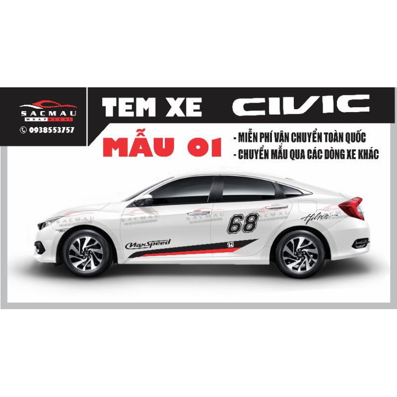 TEM XE HONDA CIVIC
