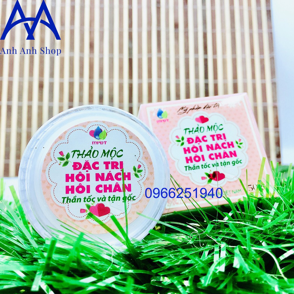 Thảo Mộc Khử Mùi HÔI NÁCH, HÔI CHÂN, GIẢM MỒ HÔI, GIẢM THÂM ĐEN NÁCH…Thảo Dược Khử Mùi mpdt &lt;Chính Hãng&gt;