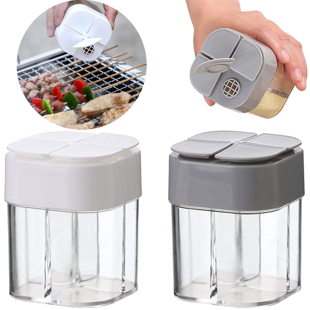 LEISURE Set 1 / 2 Hộp Đựng Gia Vị Tiện Lợi Cho Các Hoạt Động Ngoài Trời
