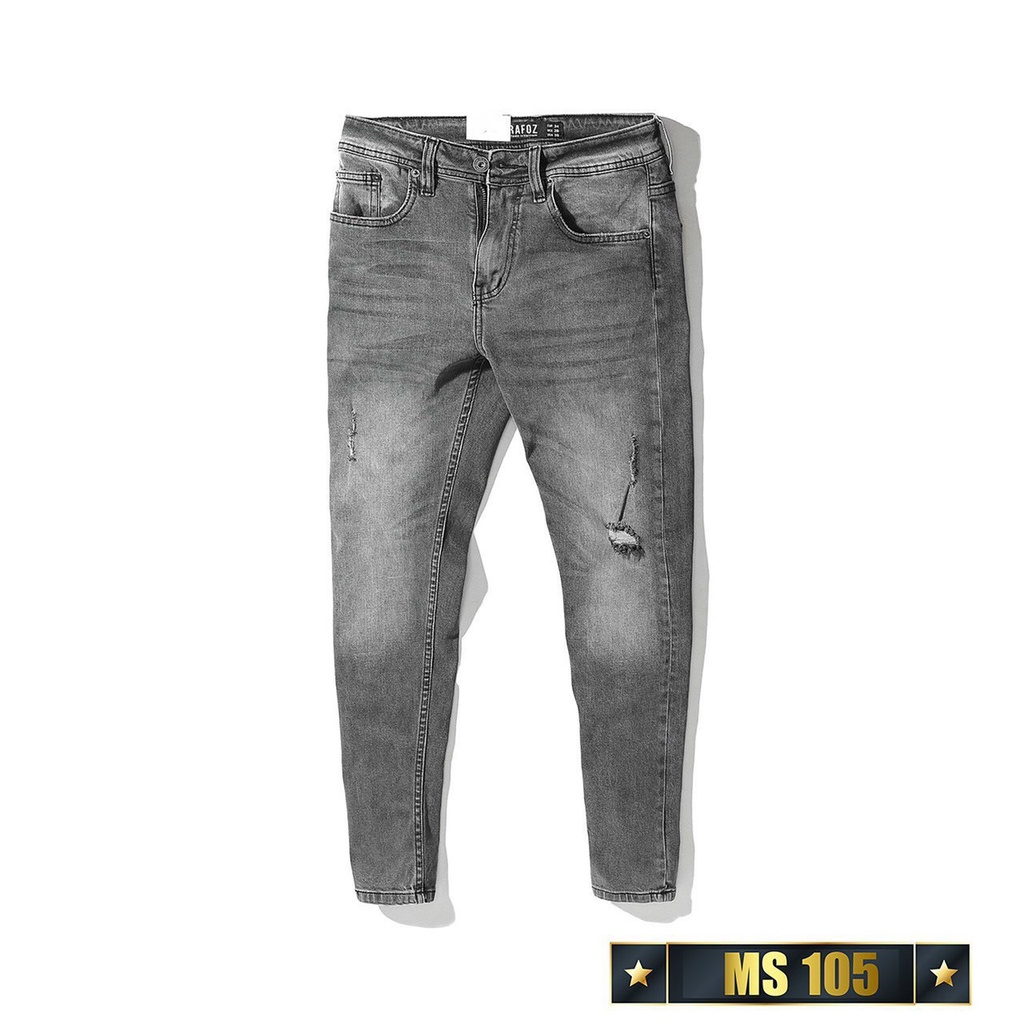 Quần jean nam co giãn 4 chiều, quần bò dáng ôm chất vải cao cấp CAROLLSTORE MS105