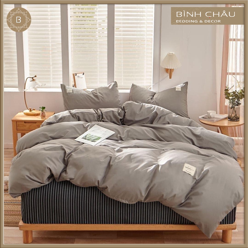 Bộ Chăn Ga Vỏ Gối Cotton Tencel Cao Cấp Phong Cách Hàn Quốc EMPIRE Bo chun Drap - Bình Châu Bedding & Decor | BigBuy360 - bigbuy360.vn