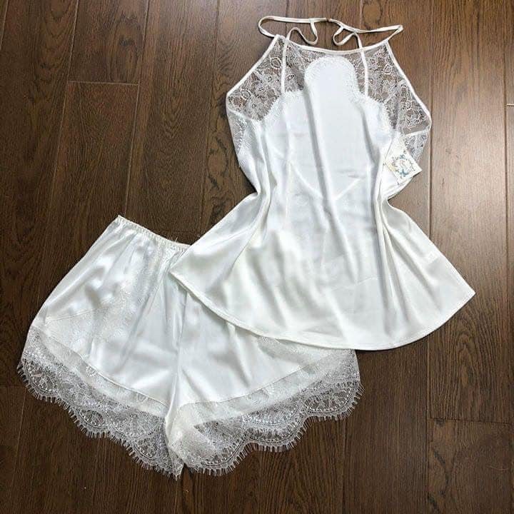 (M.58) Set đồ ngủ lụa satin sexy cao cấp Bộ mặc nhà gợi cảm quyến rũ | BigBuy360 - bigbuy360.vn