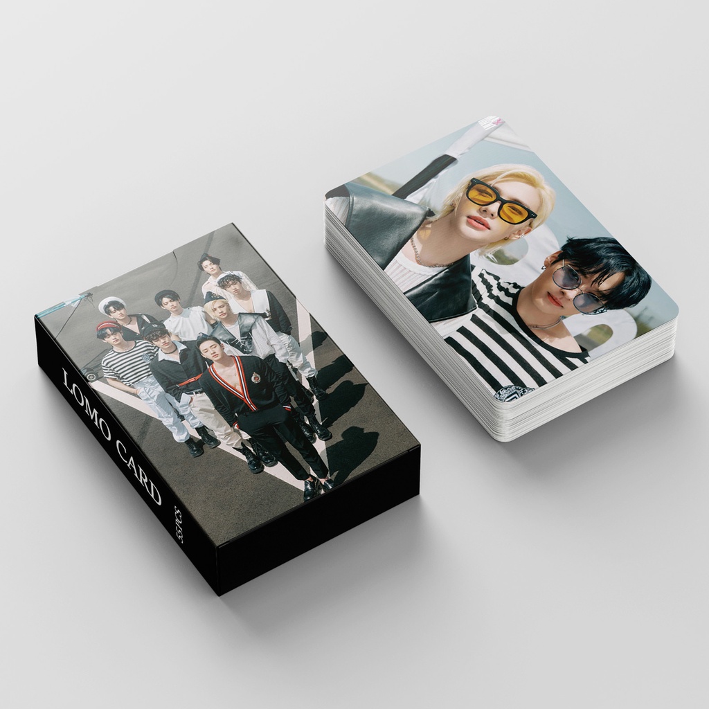 Hộp 55 Ảnh LOMO Card Nhóm Nhạc Stray Kids Thẻ