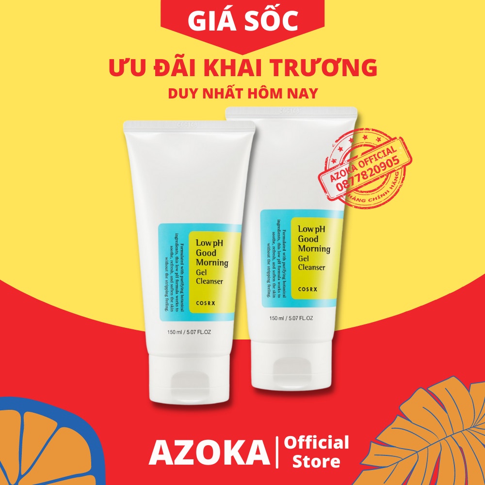 Sữa Rửa Mặt Cosrx Low PH Good Morning Gel Cleanser Dạng Gel Chiết Từ Dầu Cây Trà | BigBuy360 - bigbuy360.vn