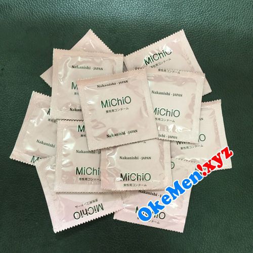 Bao cao su MICHIO - COMBO 2 HỘP 24 BAO - CHÍNH HÃNG 100% - BCS Nhật Bản Siêu mỏng, nhiều gel có gân hương chuối quyến rũ