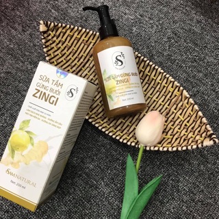 Sam Natural Sữa tắm gừng bưởi Zingi