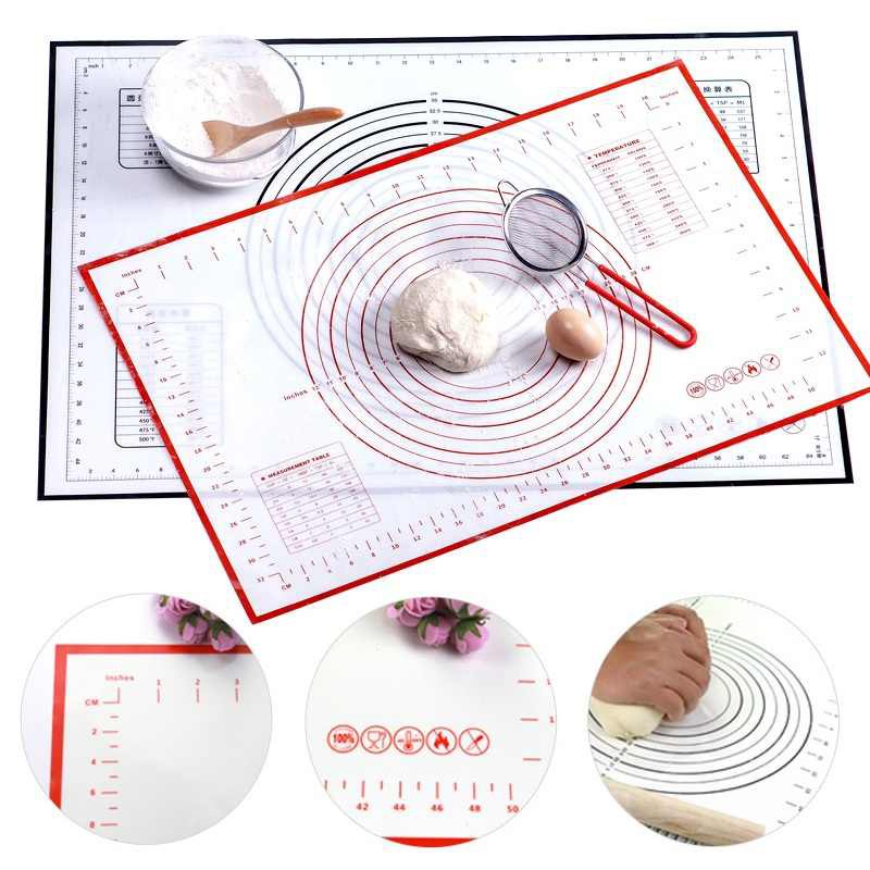 Tấm Silicon nhào bột, thảm nhào bột 40*50cm