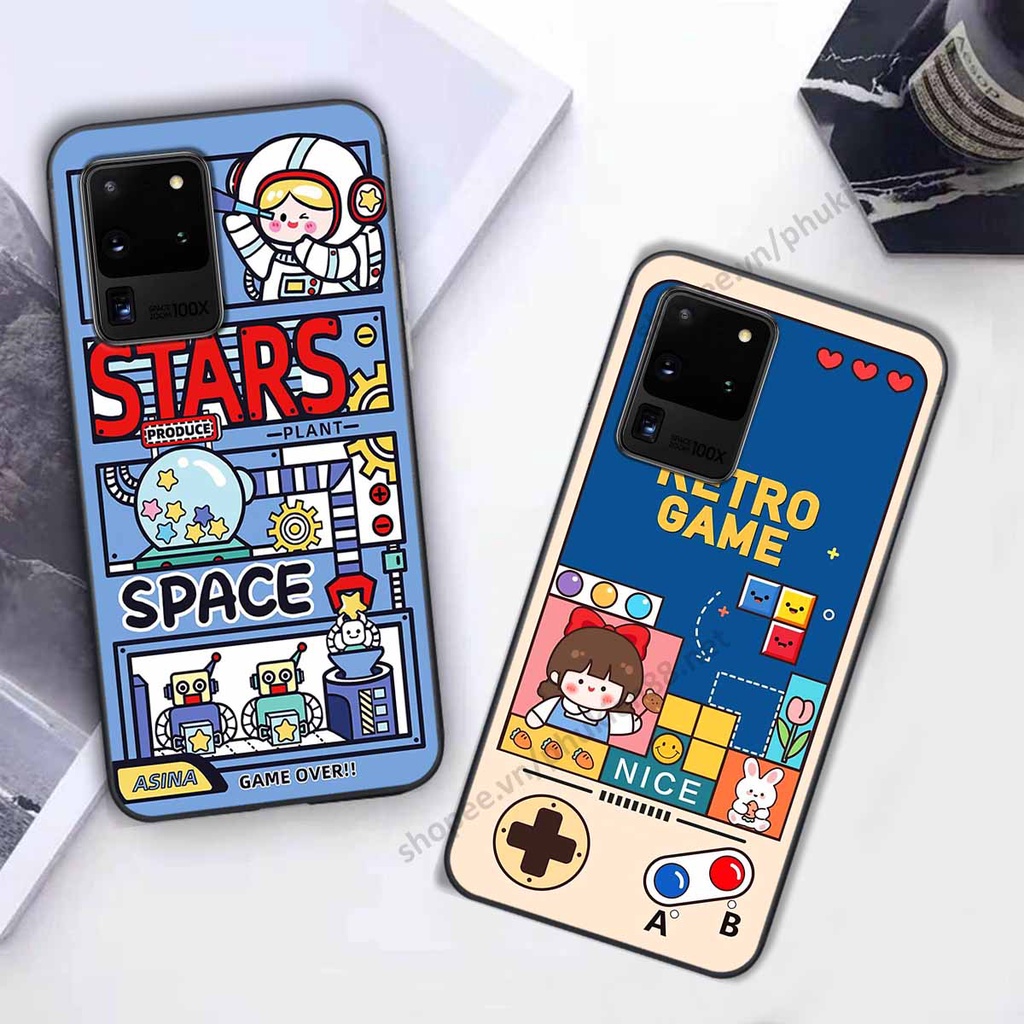 Ốp lưng Samsung S20 Ultra hình phi hành gia, roro jump, điện tử dễ thương - Giá rẻ tốt nhất
