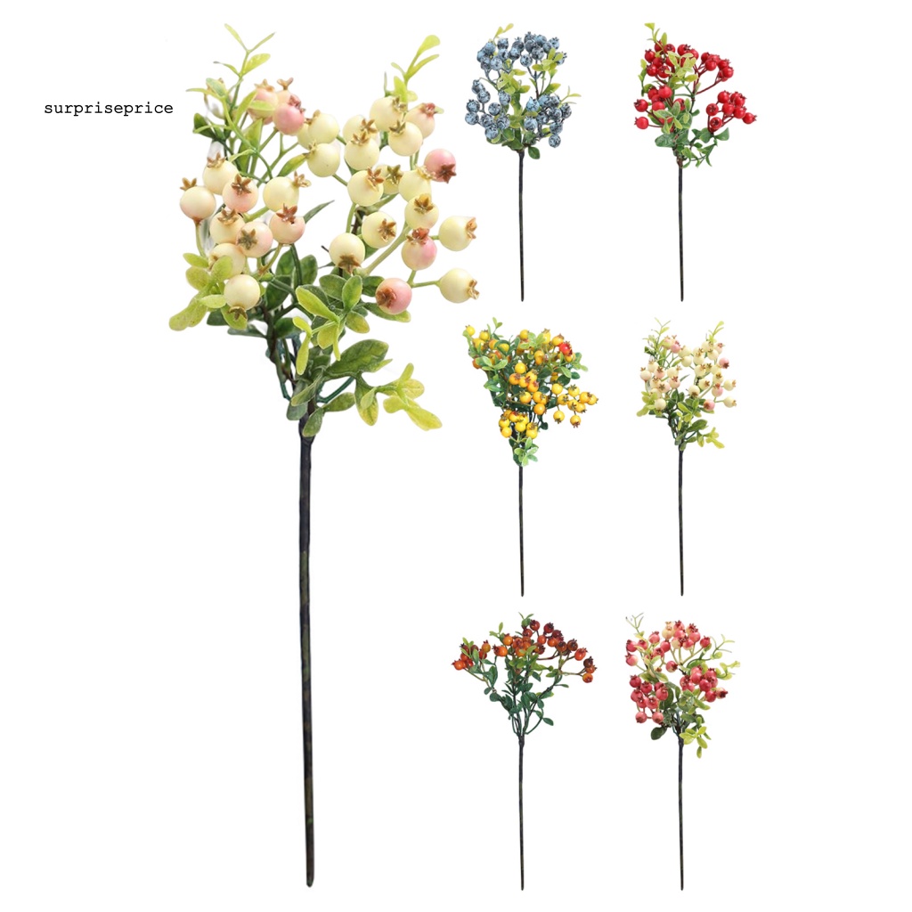 Quả Mọng Nhân Tạo Không Phai Màu Dùng Trang Trí Nhà Cửa DIY