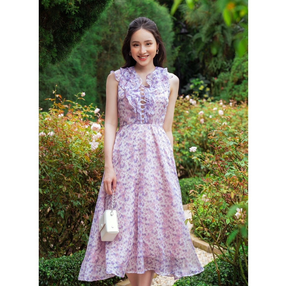 OLV - Đầm Violet Tie Dress