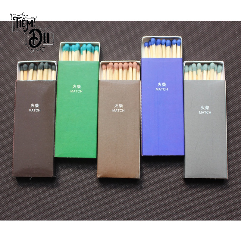 Phụ Kiện Nến Thơm Quẹt Que Dài 10cm Tiện Dụng Set Màu Đẹp Độc Lạ