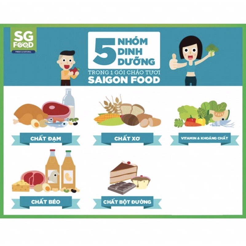 Cháo tươi Deli Sài Gòn Food 270g cho mọi lứa tuổi date mới [Đại lí lĩnh Nam HN] | BigBuy360 - bigbuy360.vn