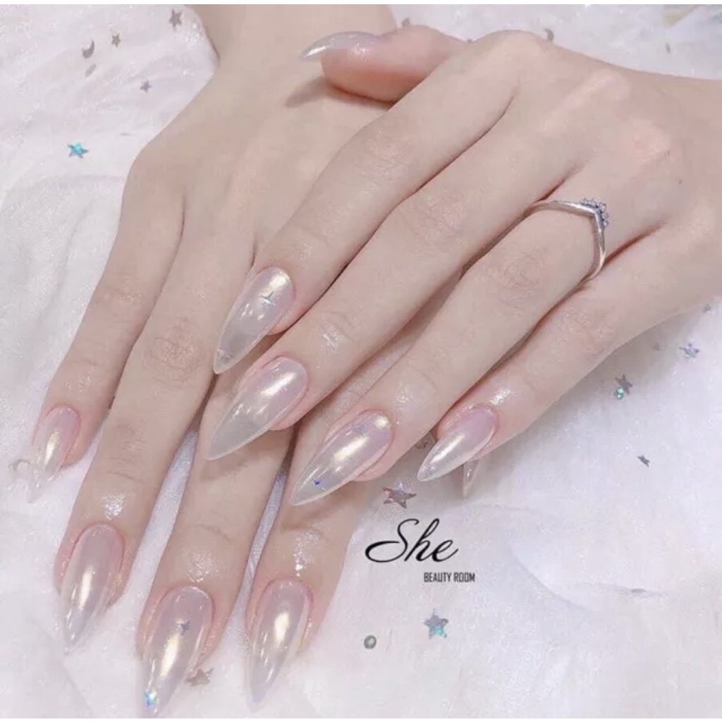 Bột Tráng Gương Cầu Vồng/ Ngọc Trai Nail