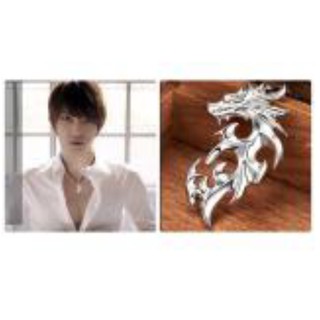 Dây chuyền Titan ngọn lửa rồng cá tính NL19