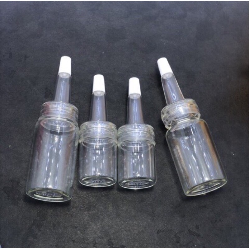 Combo 1O lọ chiết nắp rời serum nâu hoặc trắng