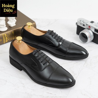 Giày tây nam Oxfords - giầy da nam công sở da bò nguyên miếng, kiểu dang cực đẹp, bảo hành 12 tháng HD11