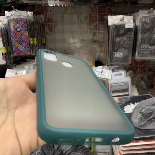 Ốp Samsung M30S viềng dẻo lưng nhám
