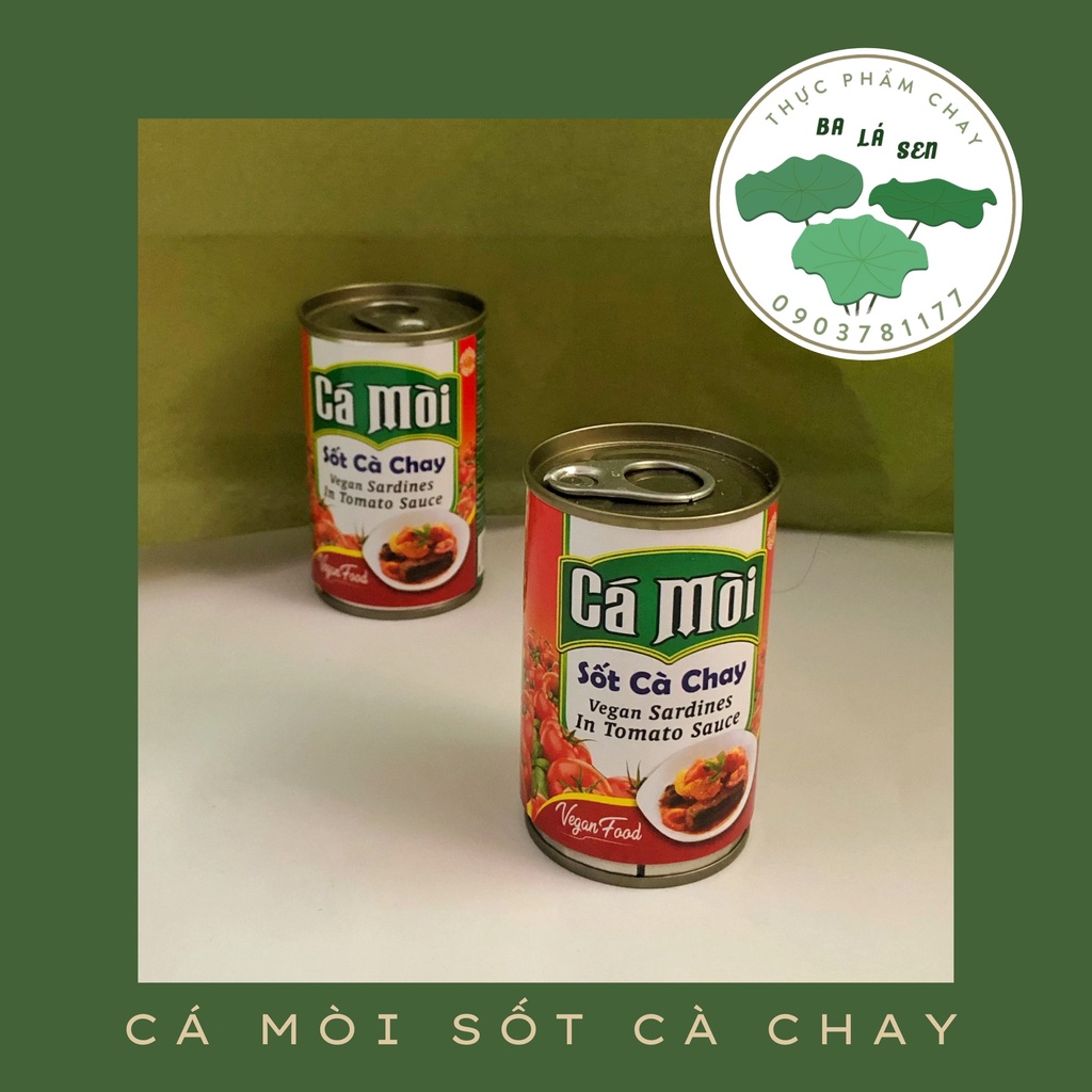 Cá mòi sốt cà chay Âu Lạc chế biến sẵn đóng hộp bảo quản lâu 150gr