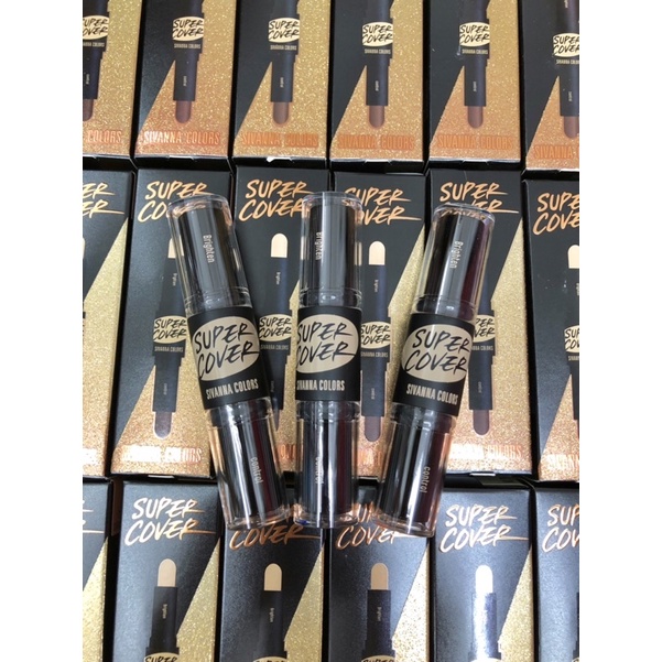 Che khuyết điểm+ tạo khối+ highlight Sivanna Colors Super Cover
