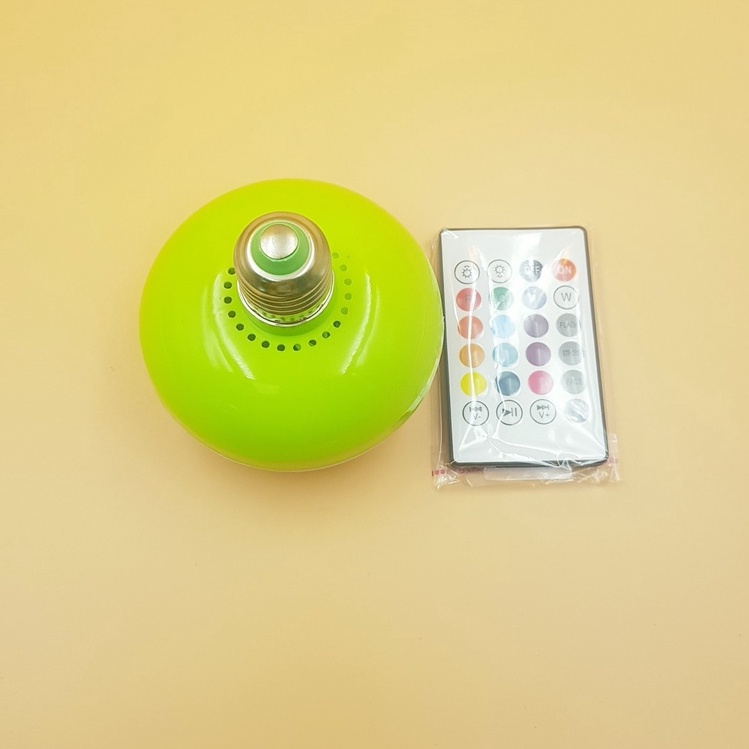 Đèn Ngủ RGB E27 Có Tích Hợp Loa Bluetooth Không Dây