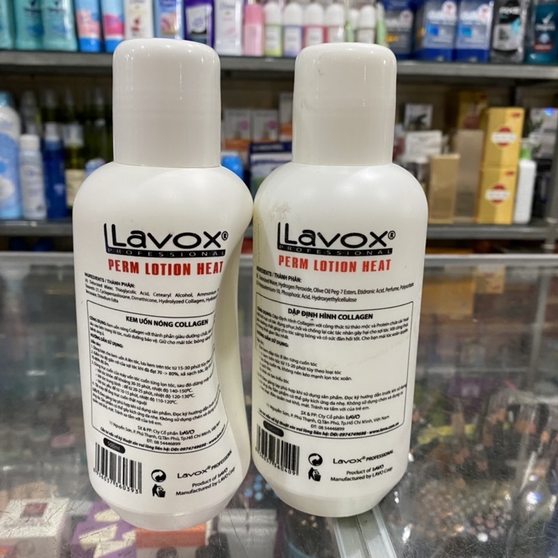 Kem Uốn Nóng Collagen Lavox 500ml (Dành Cho Tóc Khỏe)