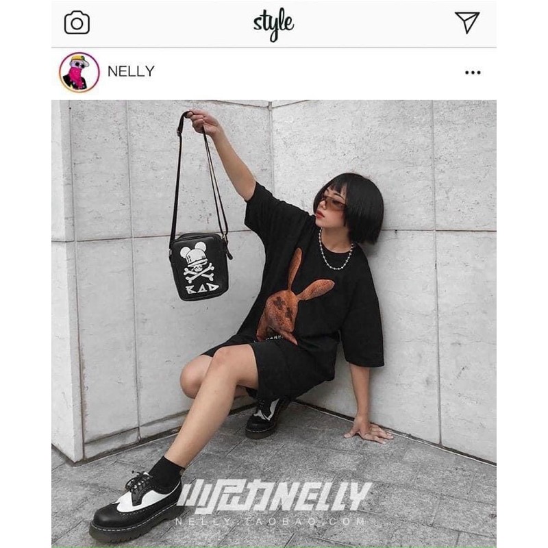 áo phông nam nữ in 3D thỏ mắt x siêu hot hit