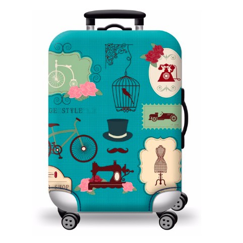 Túi bọc vali - Áo bọc vali Cao Cấp vải thun co giãn tốt, khoá kép