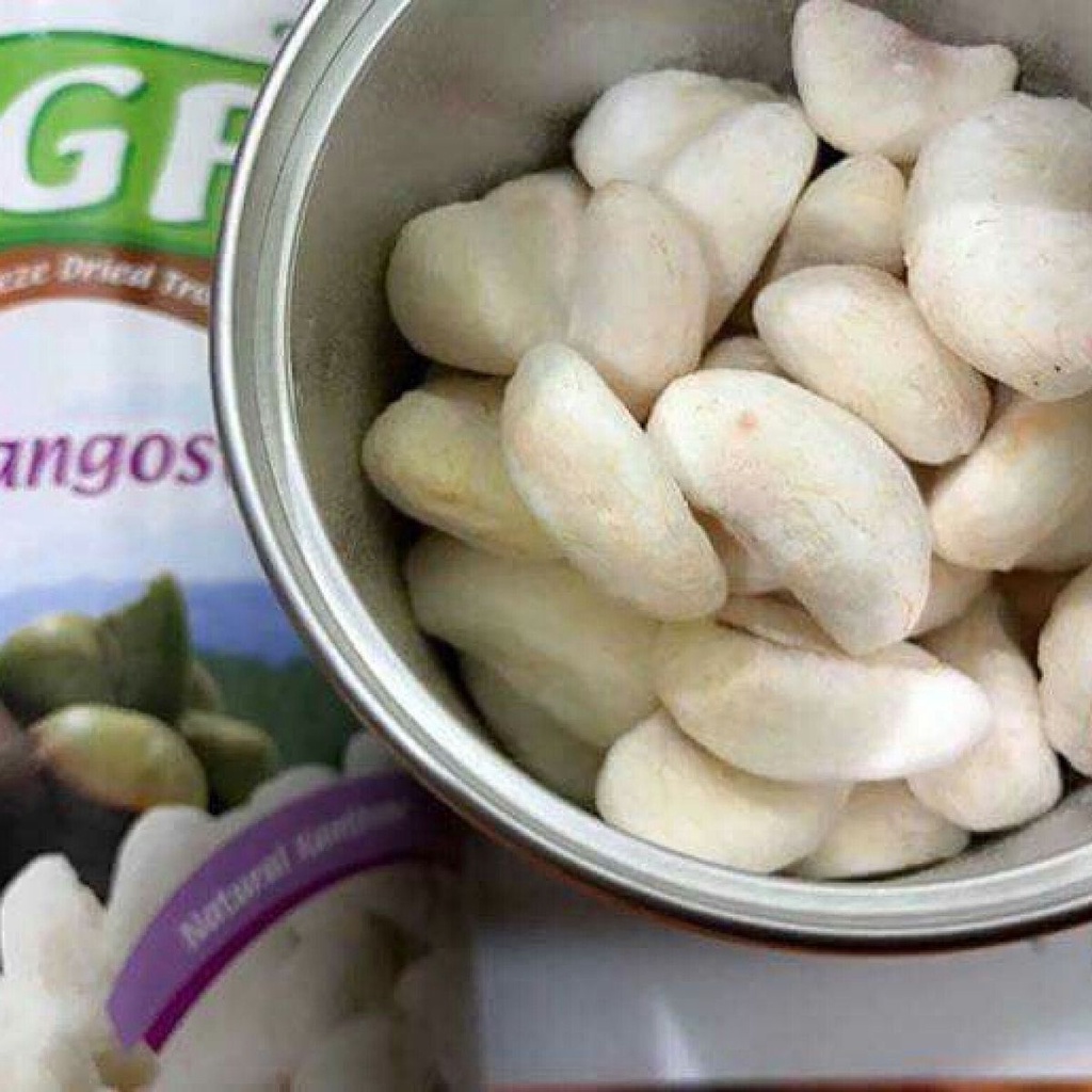 Măng cụt tách hạt sấy lạnh nguyên chất CGF Thái Lan 40g, đồ ăn vặt ngon rẻ Sài Gòn