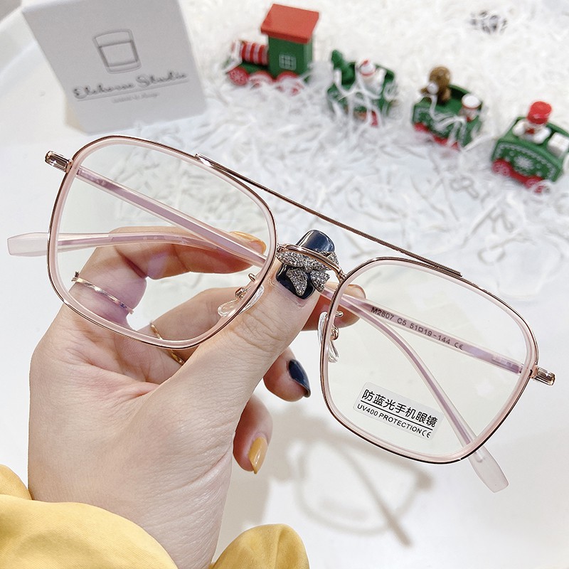 Trong Suốt Mắt Kính Gọng Kim Loại Jz2807 | BigBuy360 - bigbuy360.vn