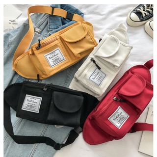 túi đeo chéo, túi đeo bụng vải bố ulzzang hot trend( xả lỗ)