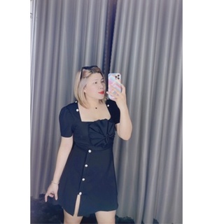 Đầm tk hoa xẻ đùi Bigsize 60-90kg