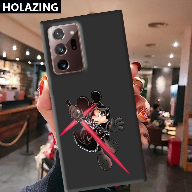 Samsung Galaxy A02S A21S A42 A31 A12 S8 Plus A7 2018 A750 iPhone 6S 6 Candy Color Phone Cases vỏ điện thoại The Avengers Mickey and Donald Duck Soft Silicone Cover