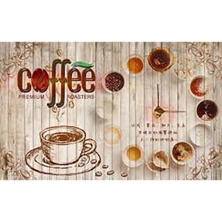 Tranh dán tường 3D Tranh Quán Coffee